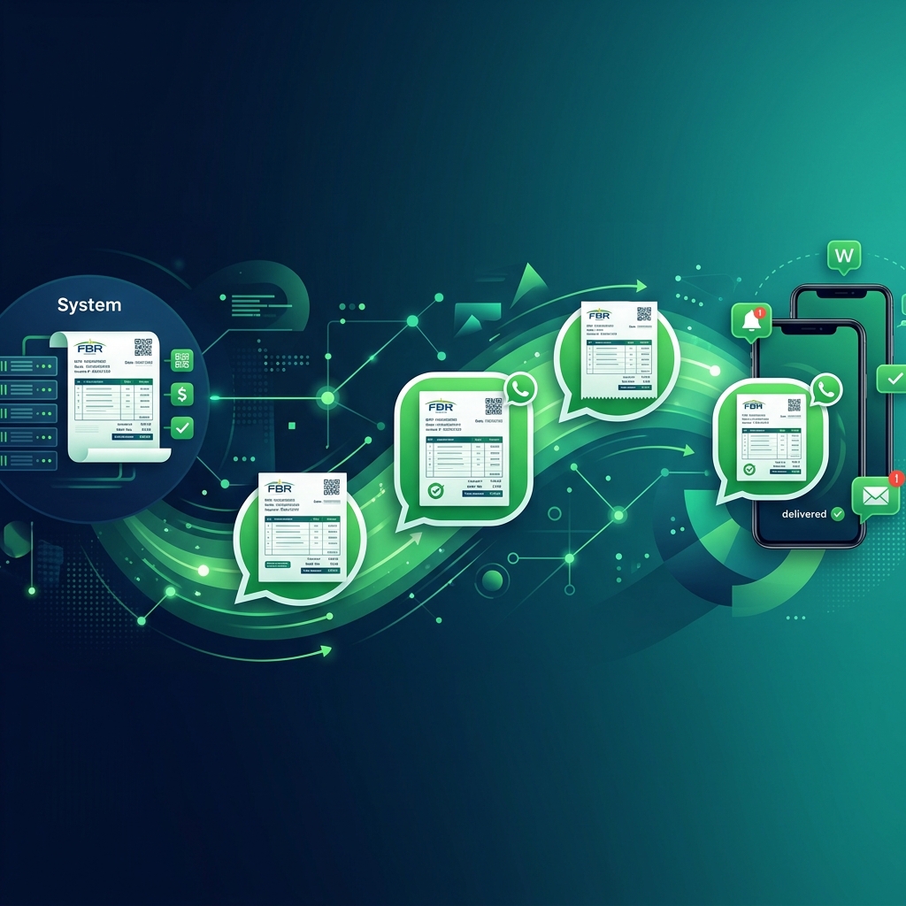 How to Send FBR-Verified Invoices via WhatsApp — Without Meta Business API