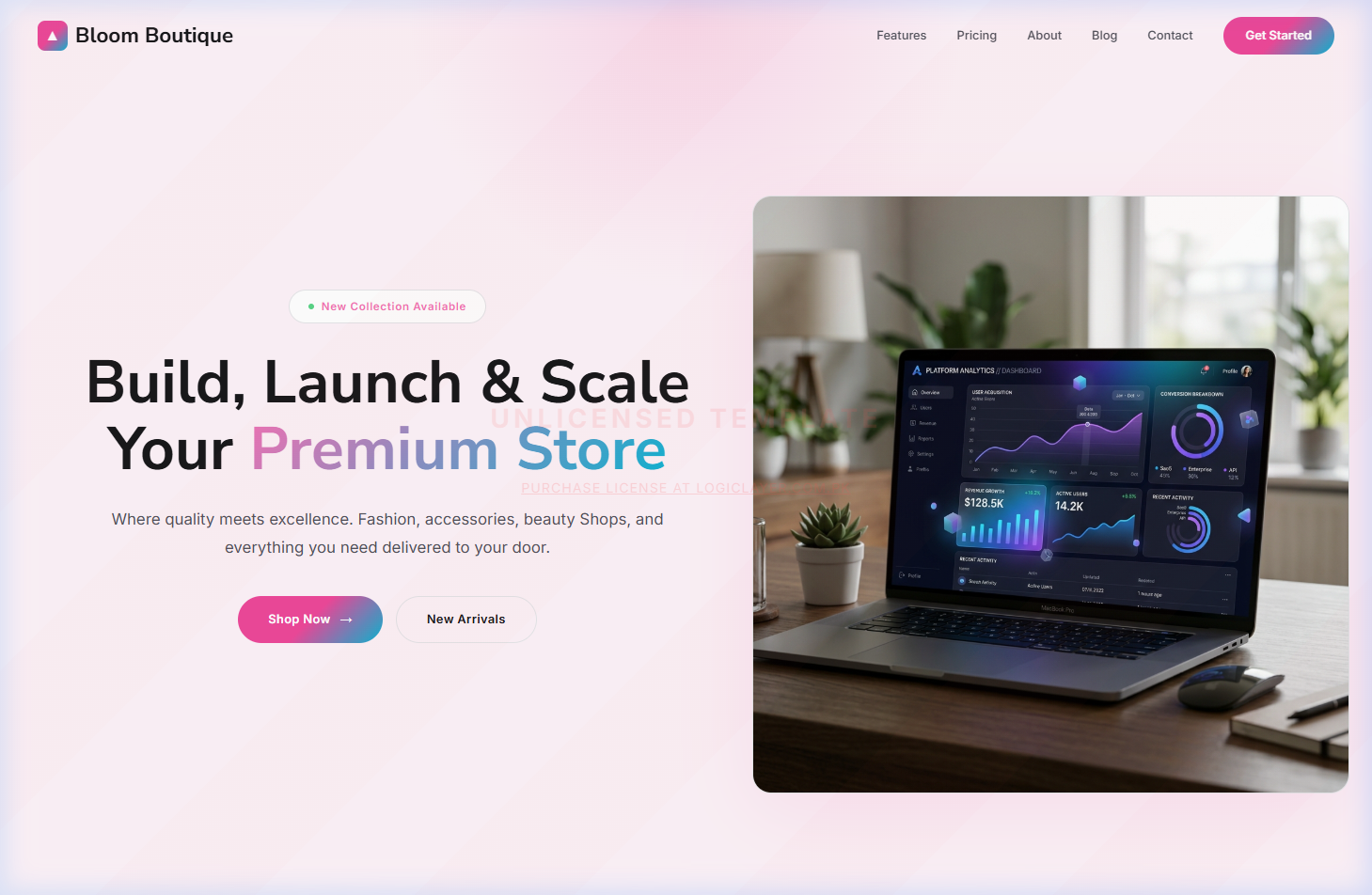 Bloom Boutique — eCommerce Template