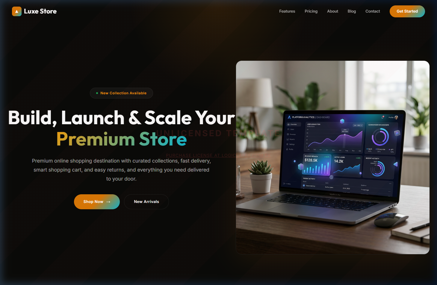 Luxe Store — Premium eCommerce Template